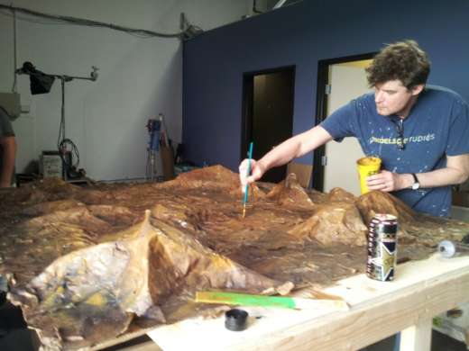 Doug TenNapel pracuje nad makietami Armikroga