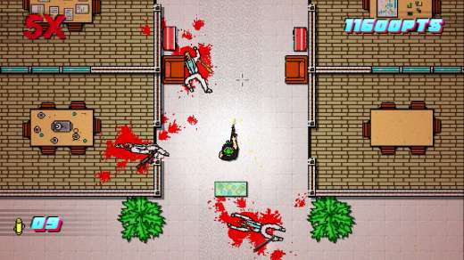 Zrzut ekranu z gry Hotline Miami 2