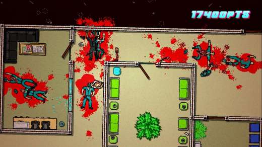 Zrzut ekranu z gry Hotline Miami 2